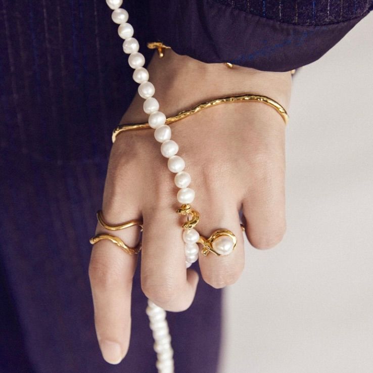 【お取り寄せ注文可能】Baroque Pearl Rope Belt Necklace