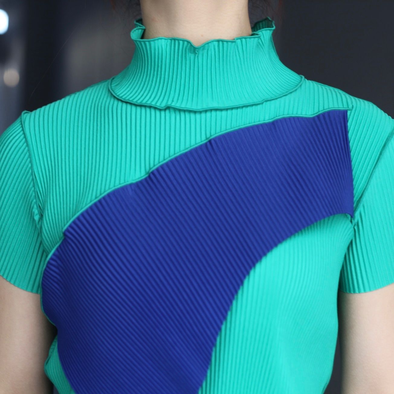 【残り一点】Todo Wave Tiny Top Short Sleeve Highneck