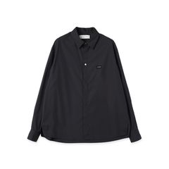 【残り一点】High Count Broadcloth Embroidery Patch Shirt