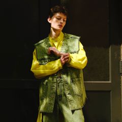 【残り一点】Vintage Like Denim Vest Jacket