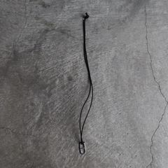 【お取り寄せ注文可能】Anchor Leather Necklace Small(BLACK LEATHER×SILVER)