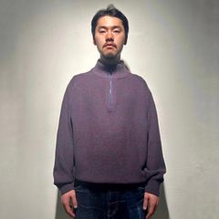 【残り一点】Wool Kanoko Half Zip P/O