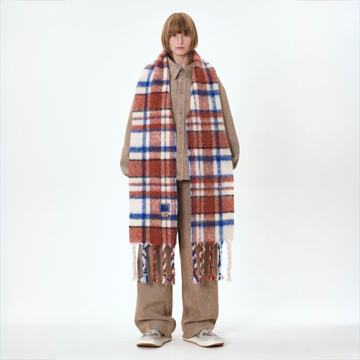 【残り一点】Cland plaid muffler