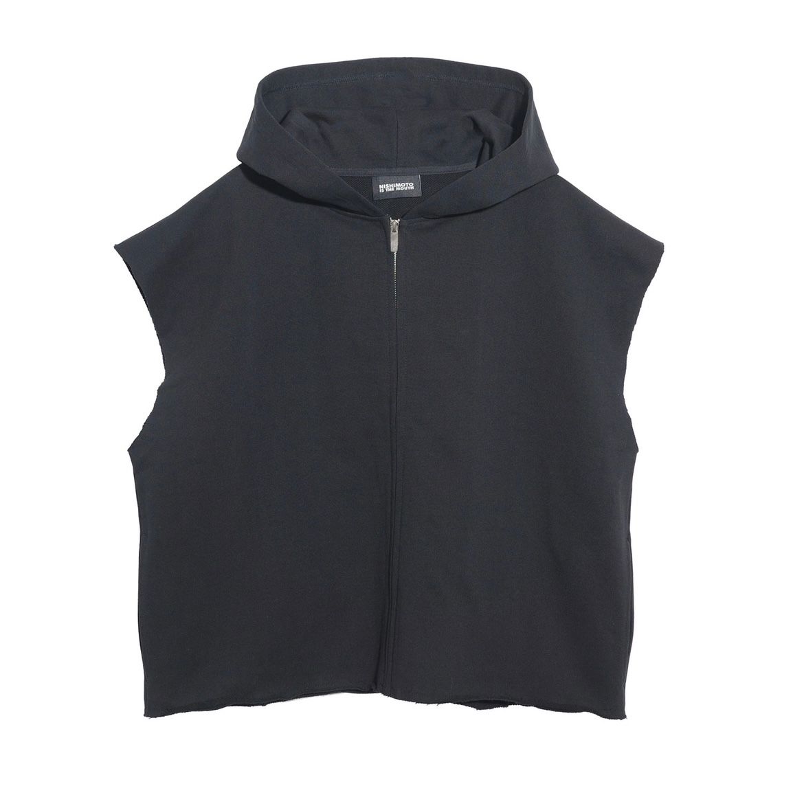 【残り一点】Cut Off Wide Zip N/S Sweat Hoodie