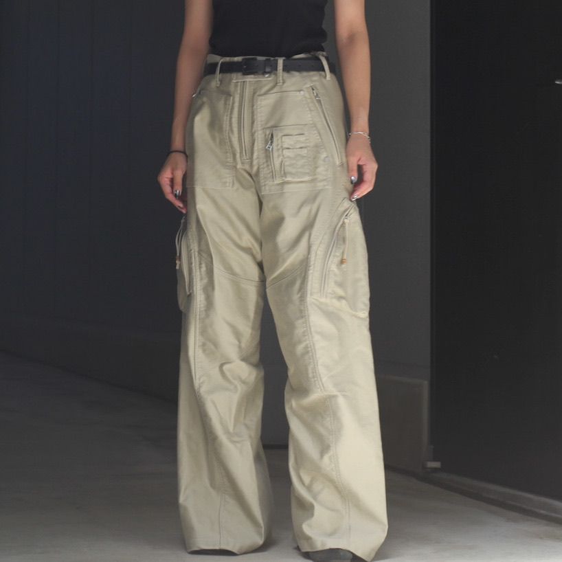 【残り一点】3D Twisted Parachute Cargo Pants