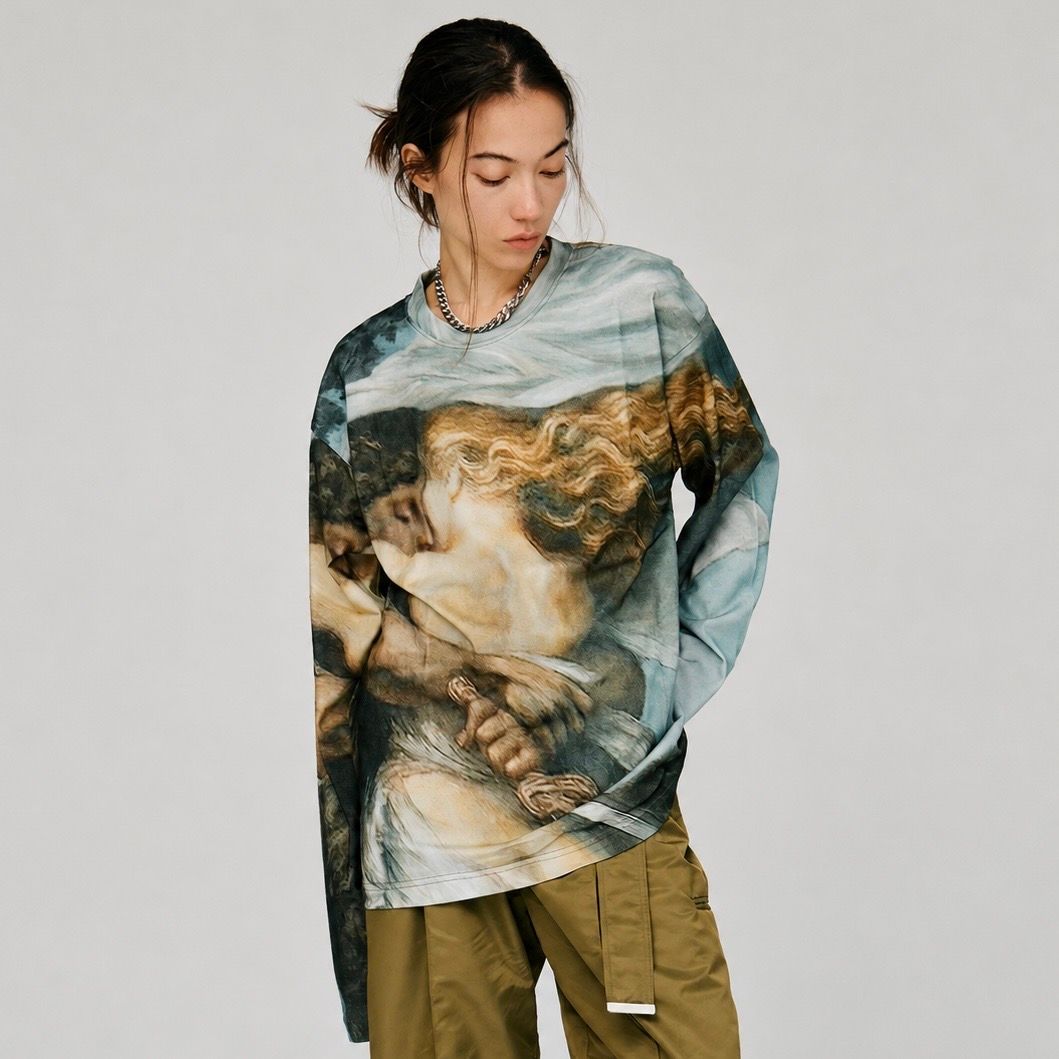 【残り一点】Mythology Print Long Sleeve Tee