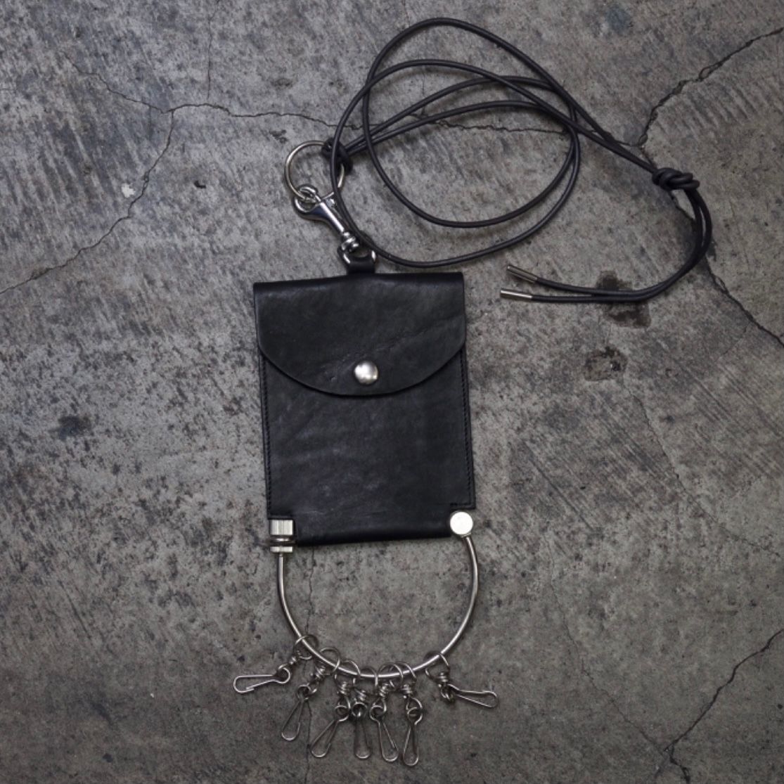 【お取り寄せ注文可能】Keyring Neck Pouch(COW LEATHER)