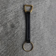 【残り一点】Stirrup Leather Key Fobs(BLACK)