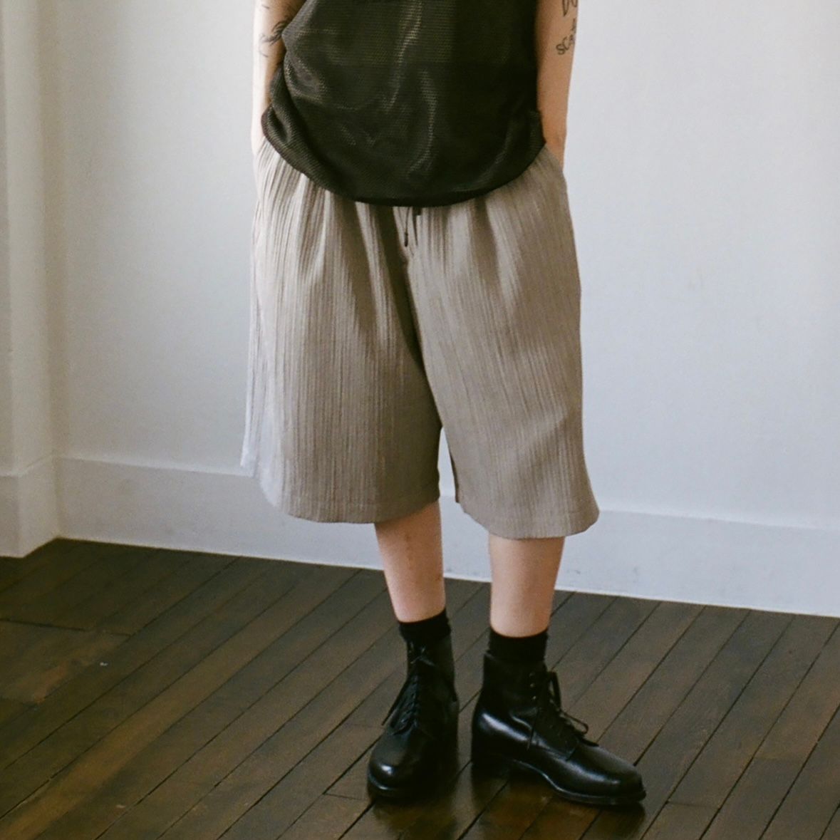 【残り一点】3tucked Crop Short Pants