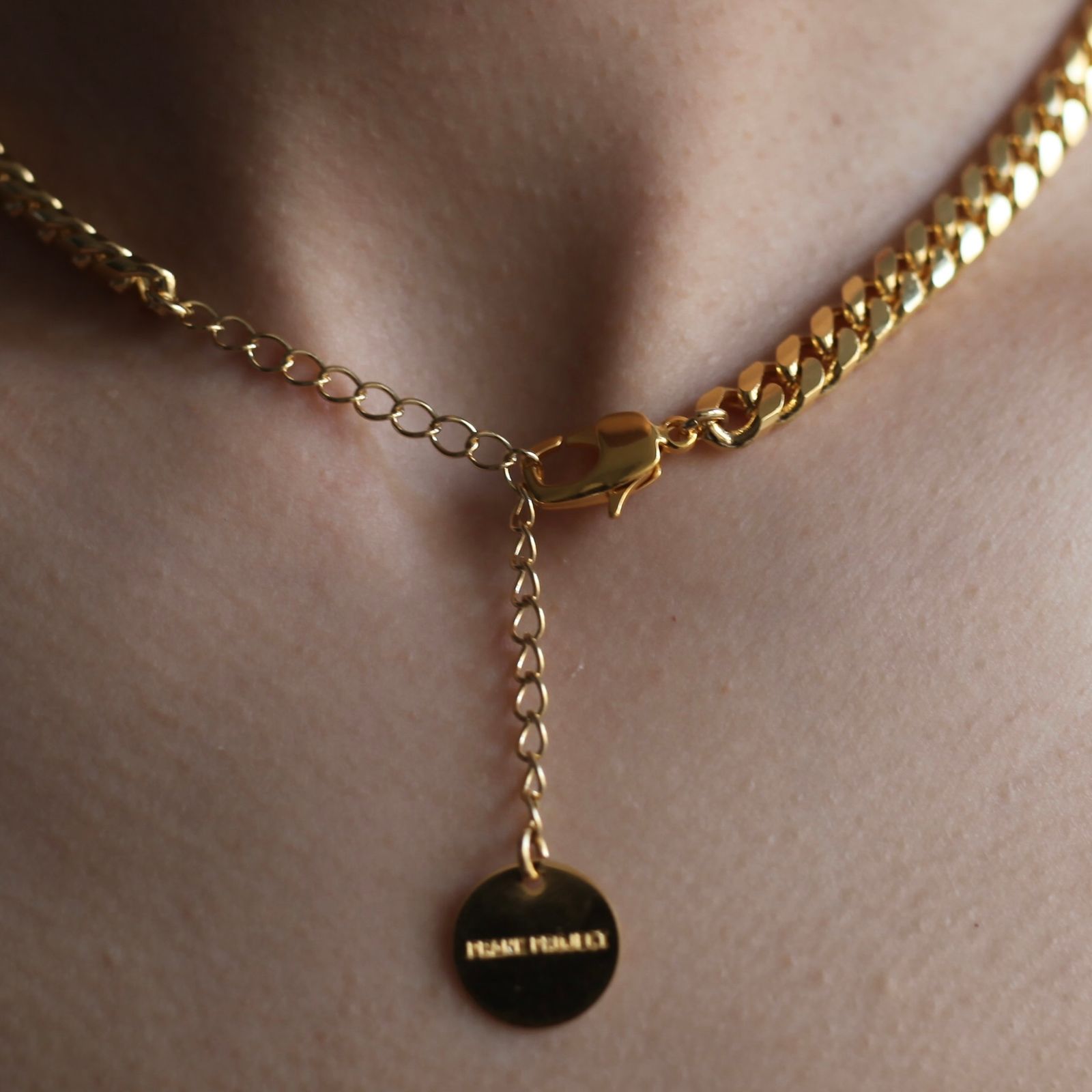 【残り一点】Combi Curb Gold Chain Necklace