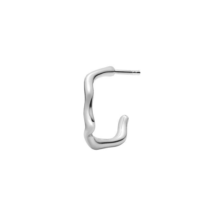 【残り一点】Branch Hoop 1.2cm(SILVER)