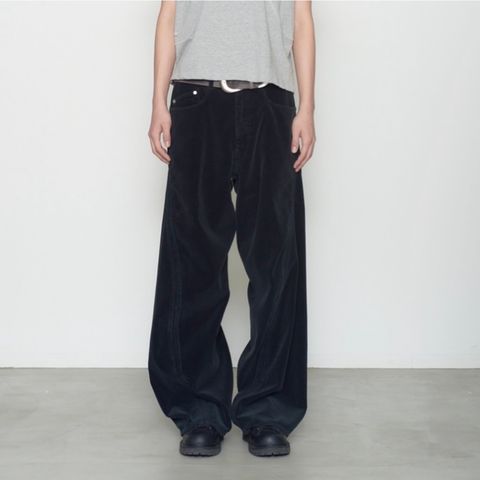【残り一点】3D Twisted Wide Leg 5P Pants