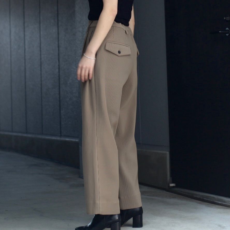 stein GRADATION PLEATS TWO TUCK TROUSERS 送料込