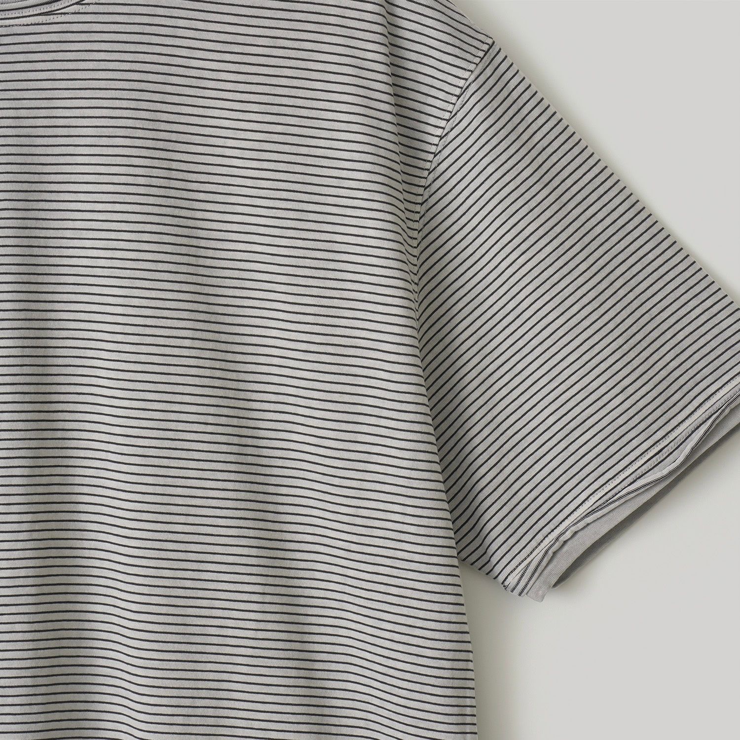 【残り一点】Dyed Raw-Edge Stripe Tee