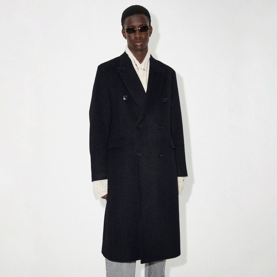 ジャケット・アウター Our Legacy 24AW Whale Coat Our Legacy - Whale Coat Black Hairy Wool