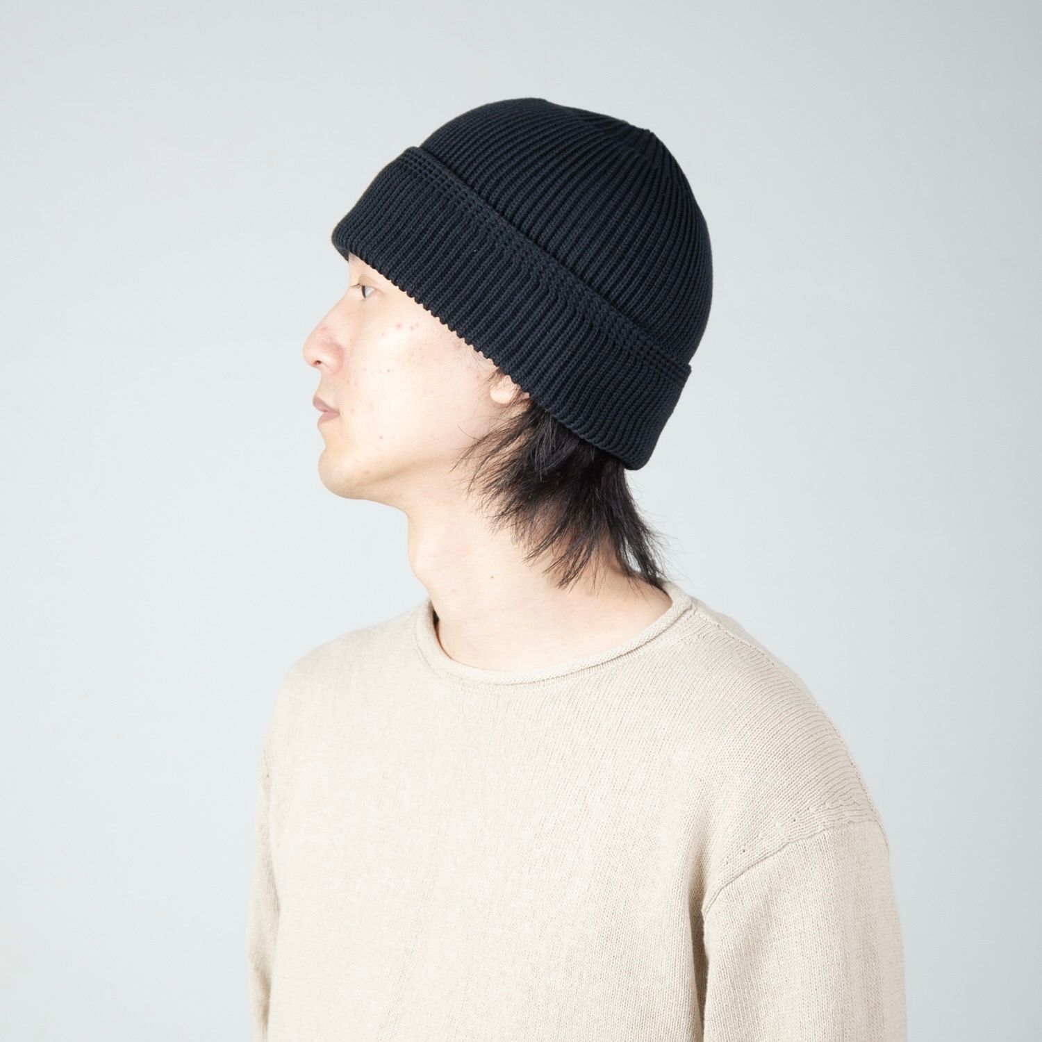 【残り一点】Cotton Acrylic Knit Beanie