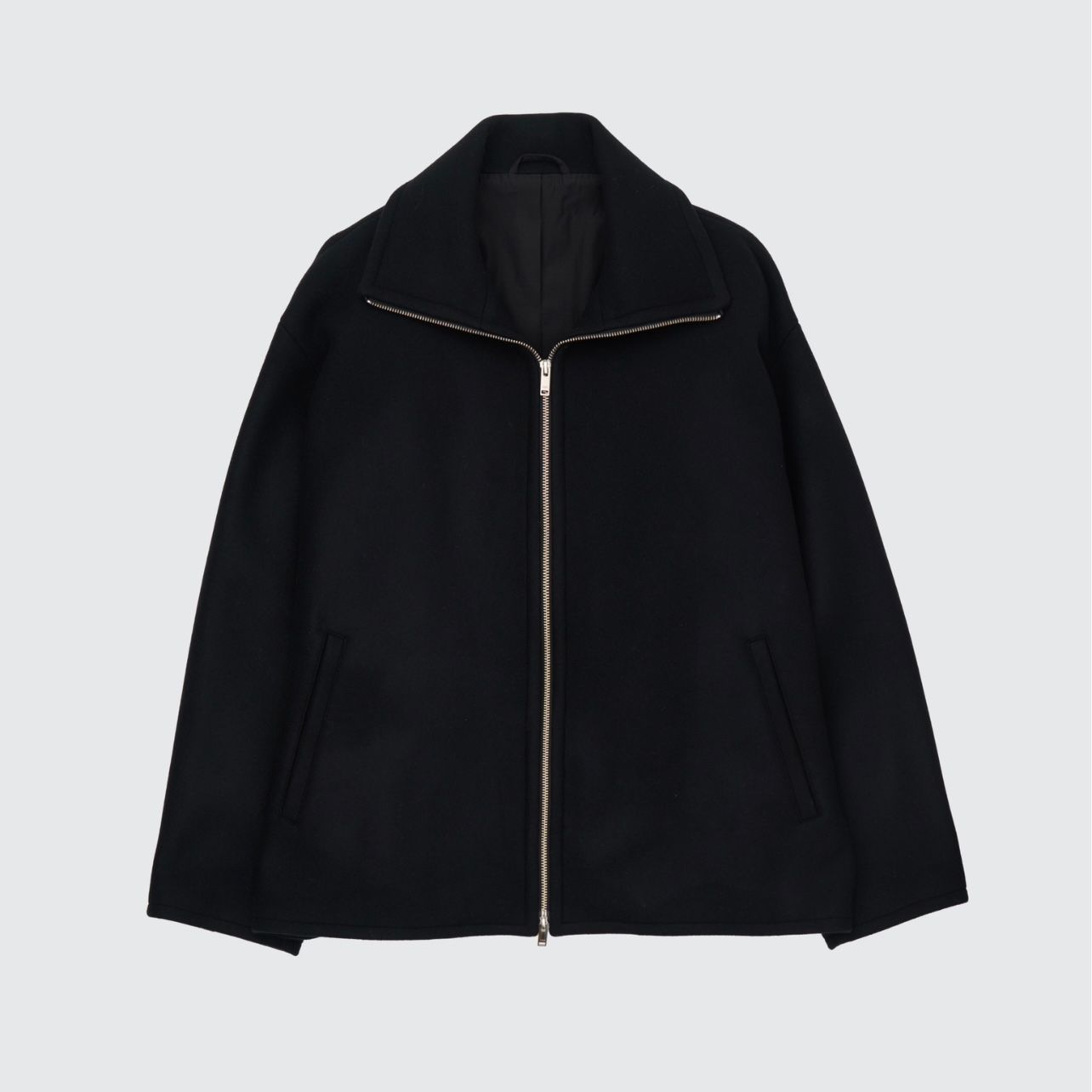【残り一点】Melton Stand Collar Zip Blouson