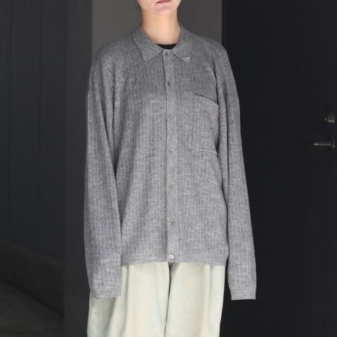 【残りわずか】Crepe Knit Shirt