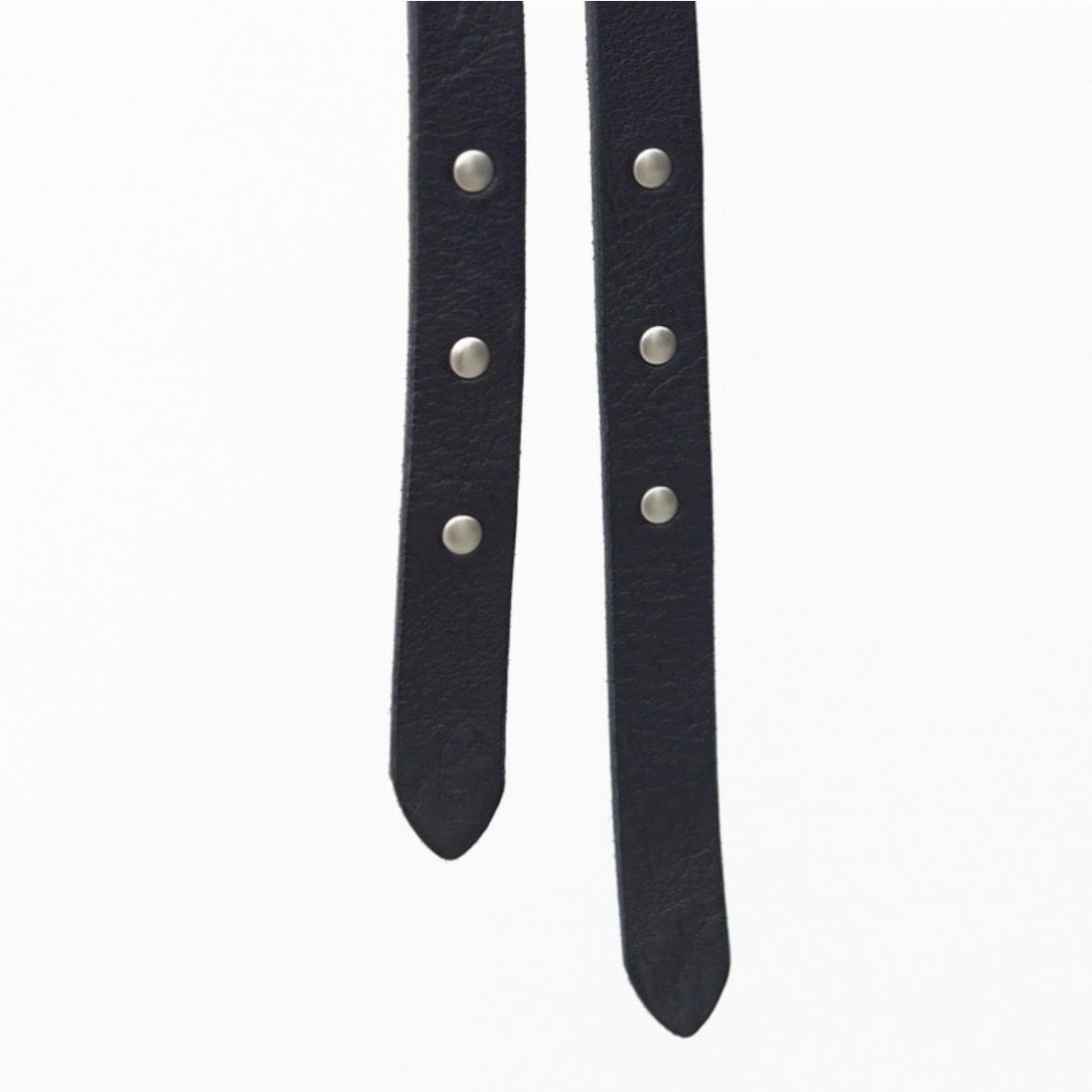 【残りわずか】Studded Double Pin Split Leather Belt