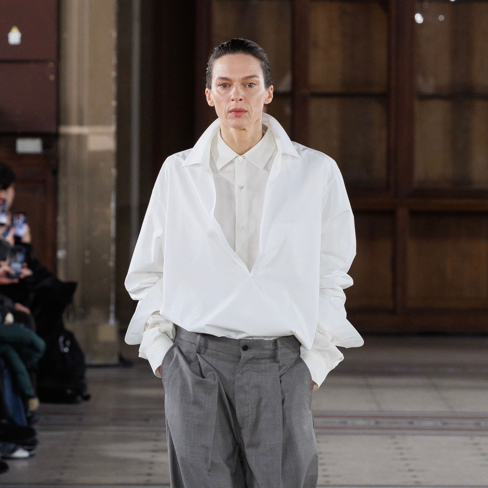 【残り一点】Cotton Silk Oversized LS Shirt