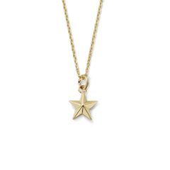 【お取り寄せ注文可能】K10 Star Pendant_S(GOLD)