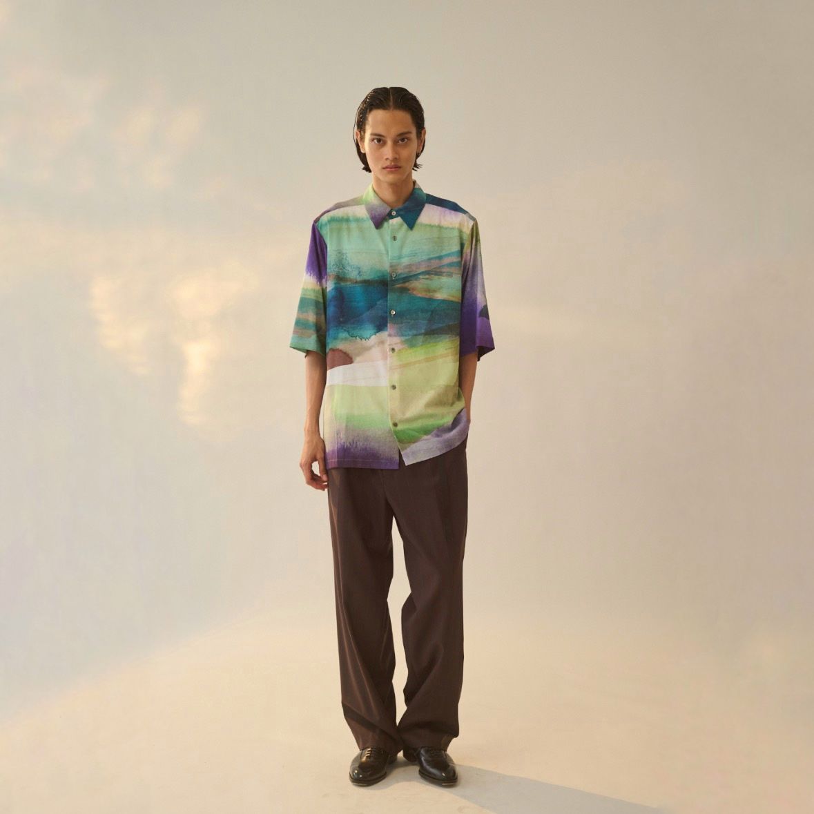 【残り一点】Regular Collar Half Sleeve Shirt