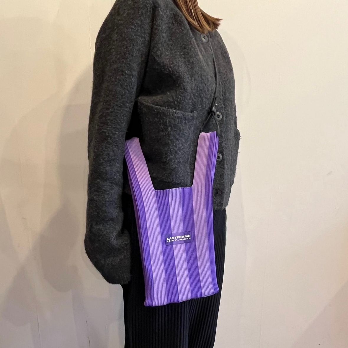 【残り一点】Stripe Market Bag_Small