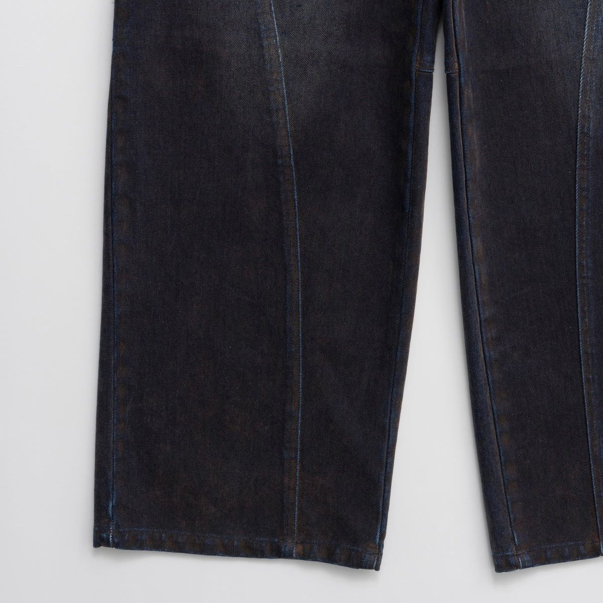 【残り一点】Curve Line Flocky Denim