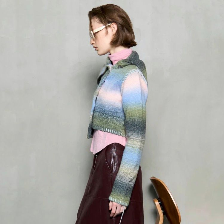 【残り一点】Asymmetry Knit Cardigan
