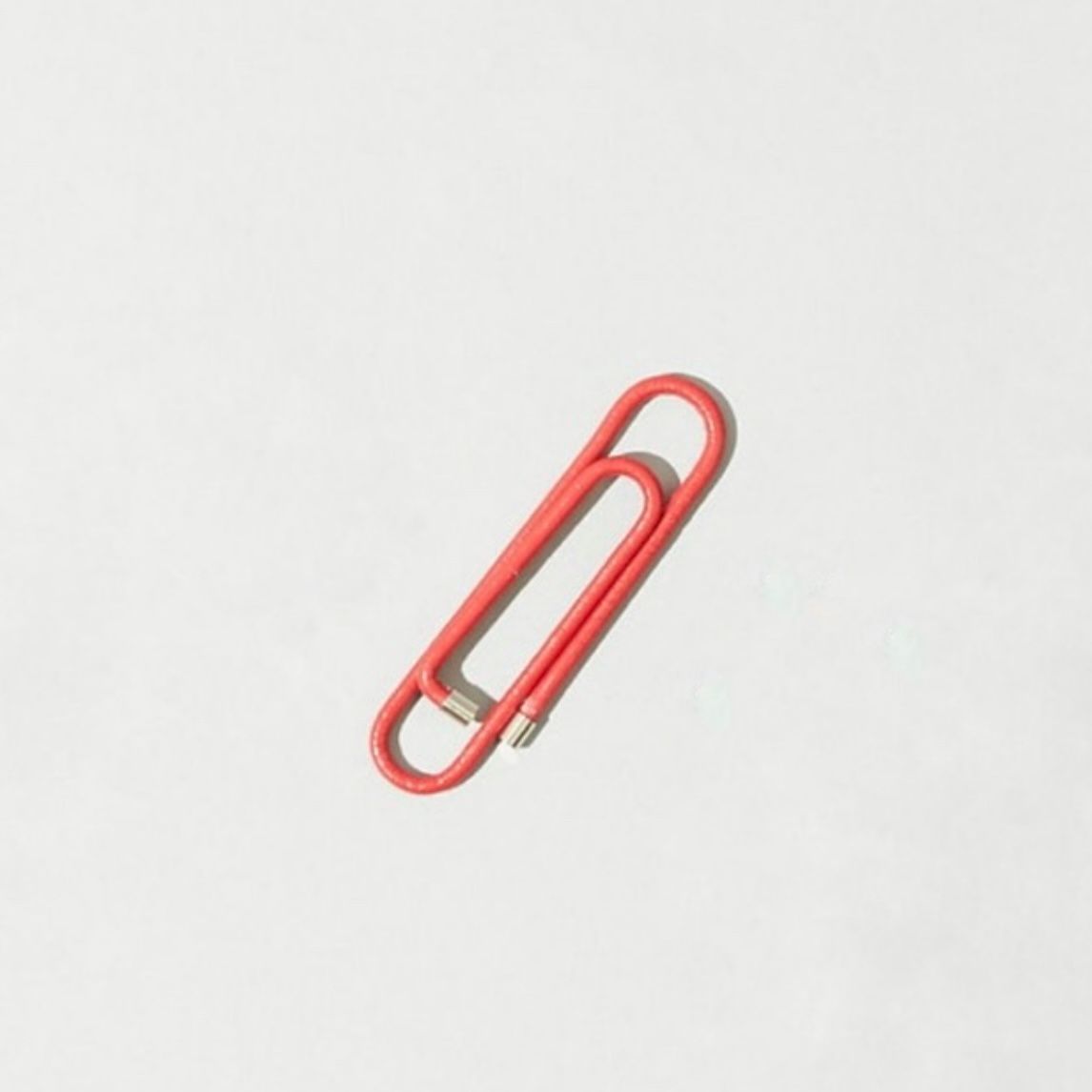 【残り一点】Leather Wrap Gem Clip LW