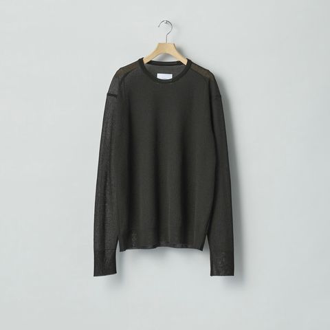 【残り一点】PE/Ramie Knit Crew Neck LS