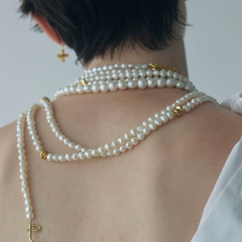 【お取り寄せ注文可能】Baroque Pearl Rope Belt Necklace