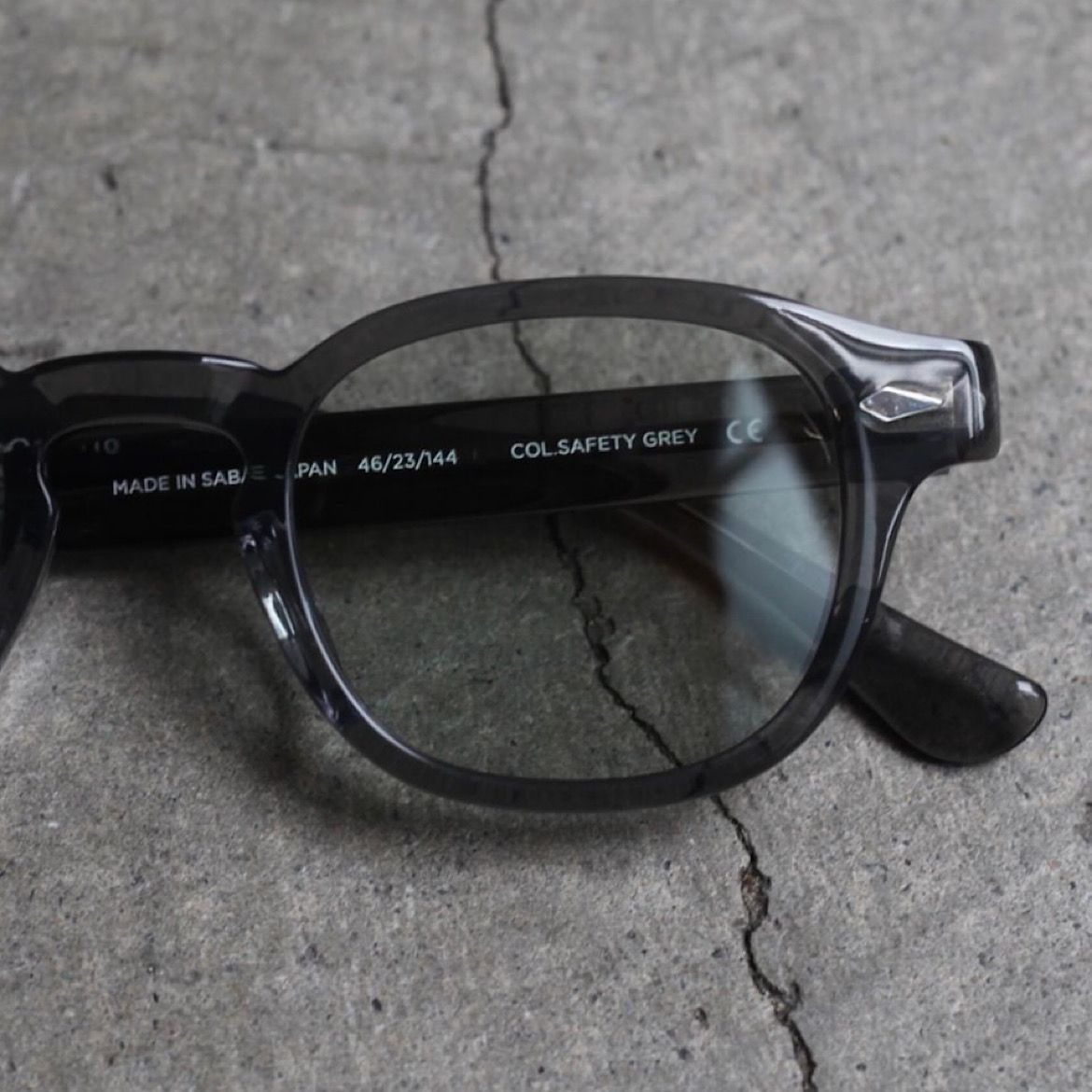 NOCHINO OPTICAL SAN SUI サングラス NOCHINO OPTICAL / SANSUI FR / #1 GLOSS BLACK - CLEAR to GREY