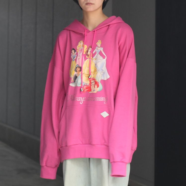 el conductorH - 【残り一点】Disney Stone Decorated Hooded Sweater 