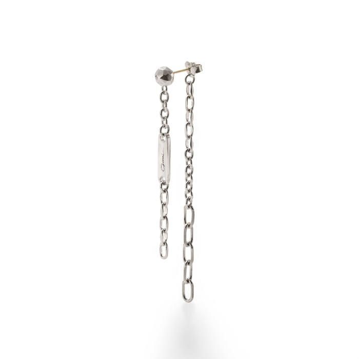 【お取り寄せ注文可能】Mix Chain Pierce_No.2(SILVER)