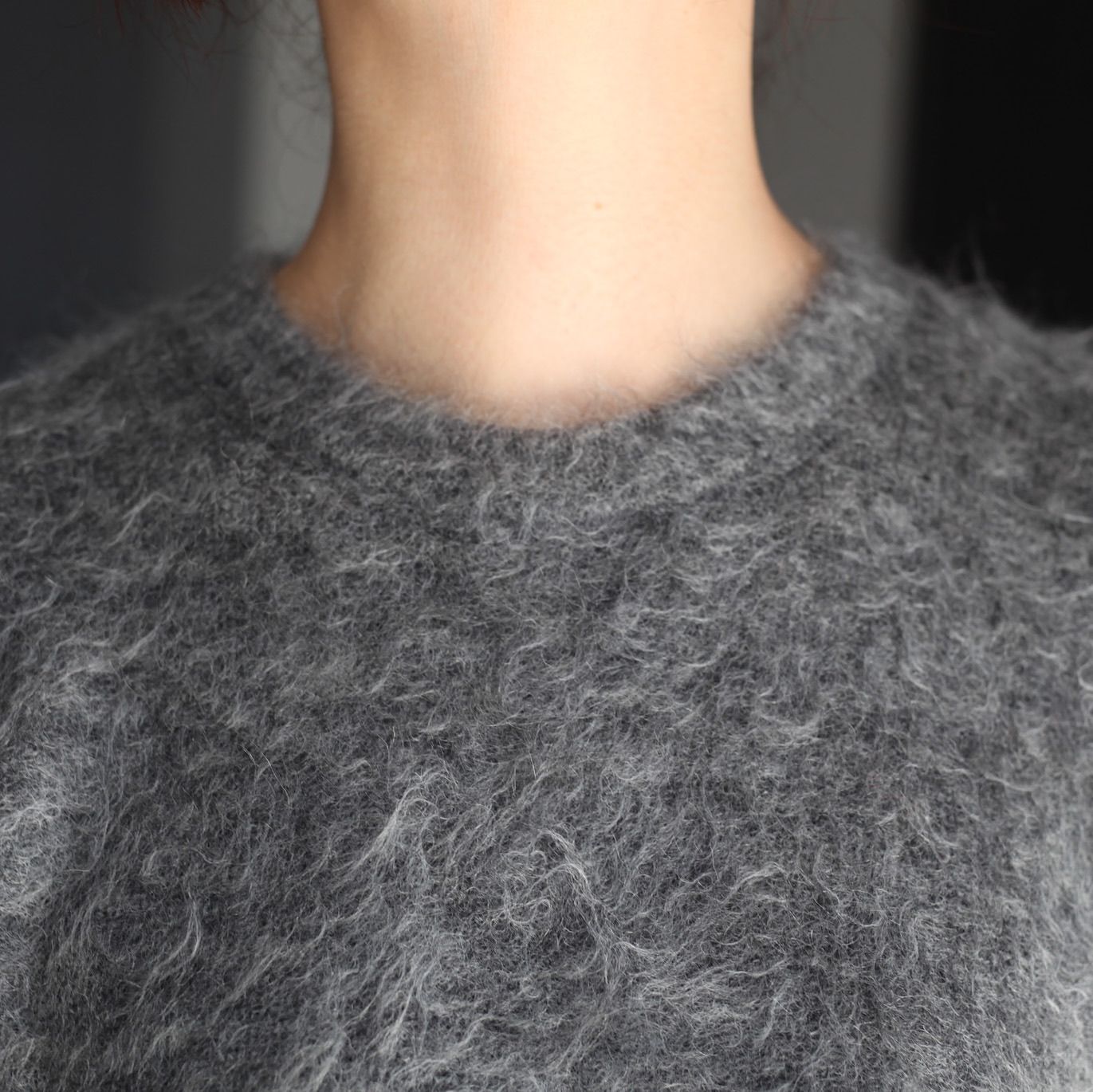 【残りわずか】Kid Mohair Knit Crew Neck LS