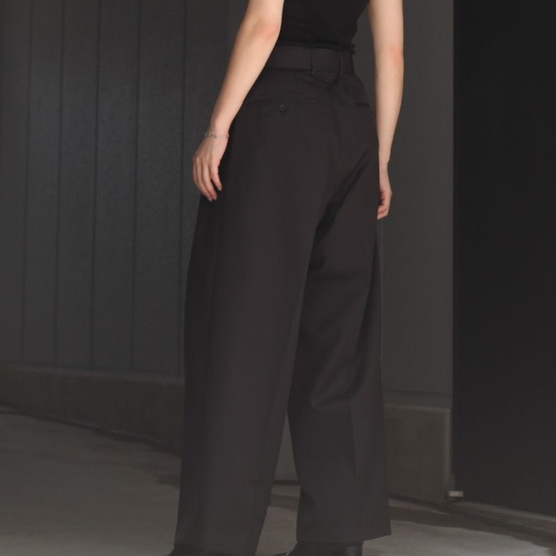 stein - 【残りわずか】Belted Wide Straight Trousers | ACRMTSM