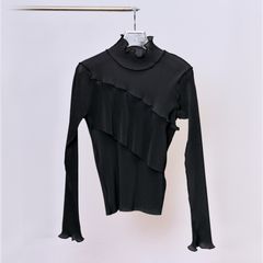 【残り一点】Sheer Long Sleeve High Neck Top