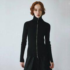 【残り一点】Zip Up Knit Tops