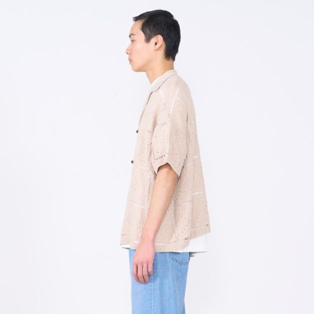 【残り一点】Crochet Knit Shirt