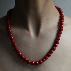 【残り一点】Juzu Necklace(RED)
