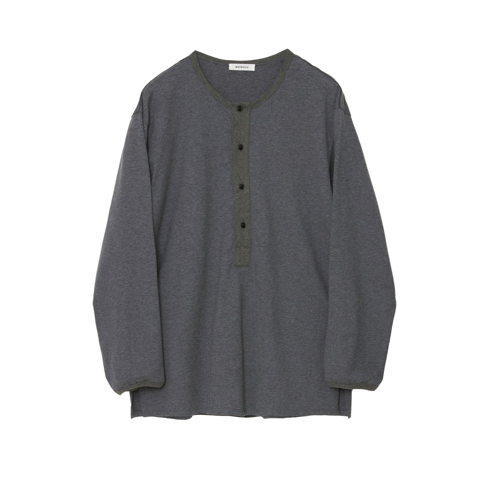 【残り一点】Henley Neck Long Sleeve Shirt