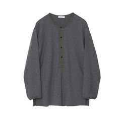 【残り一点】Henley Neck Long Sleeve Shirt