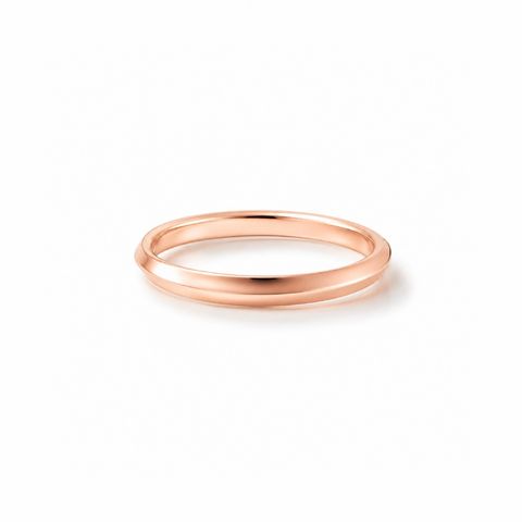 【お取り寄せ注文可能】Wave Ring S(K18 PINK GOLD)