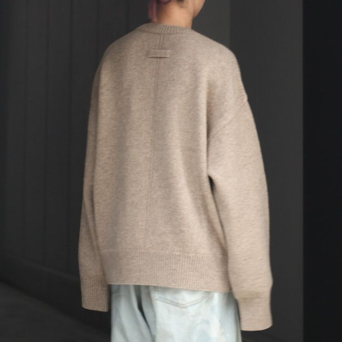 stein - 【残りわずか】EX Fine Lambs Crew Neck Knit LS | ACRMTSM