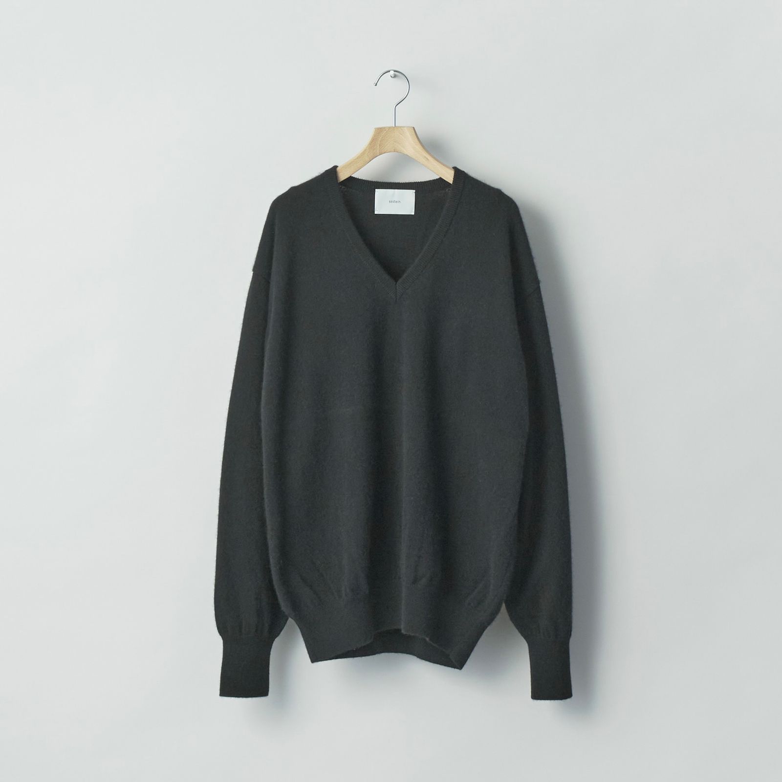 【残りわずか】Pure Cashmere Knit V Neck LS
