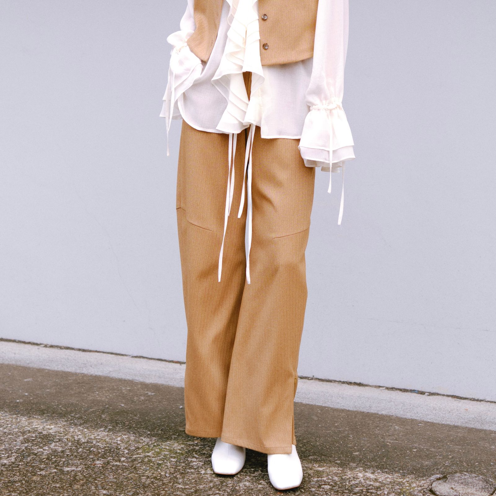 NOUNLESS - 【残り一点】Retoro Round Slit Pants | ACRMTSM ONLINE STORE