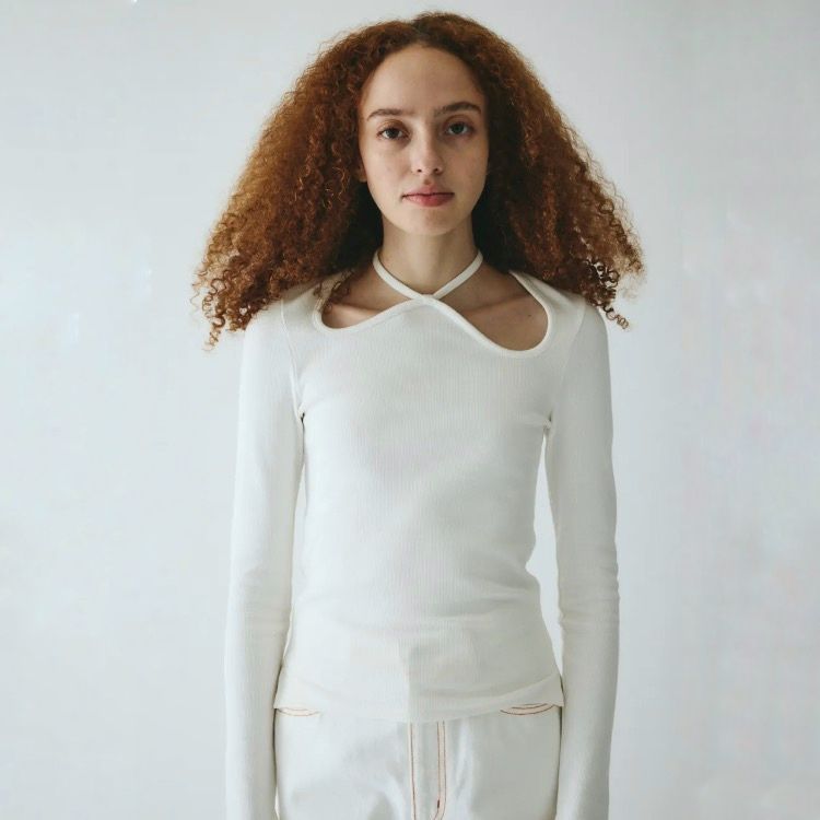 【残り一点】Wave Neck Tops