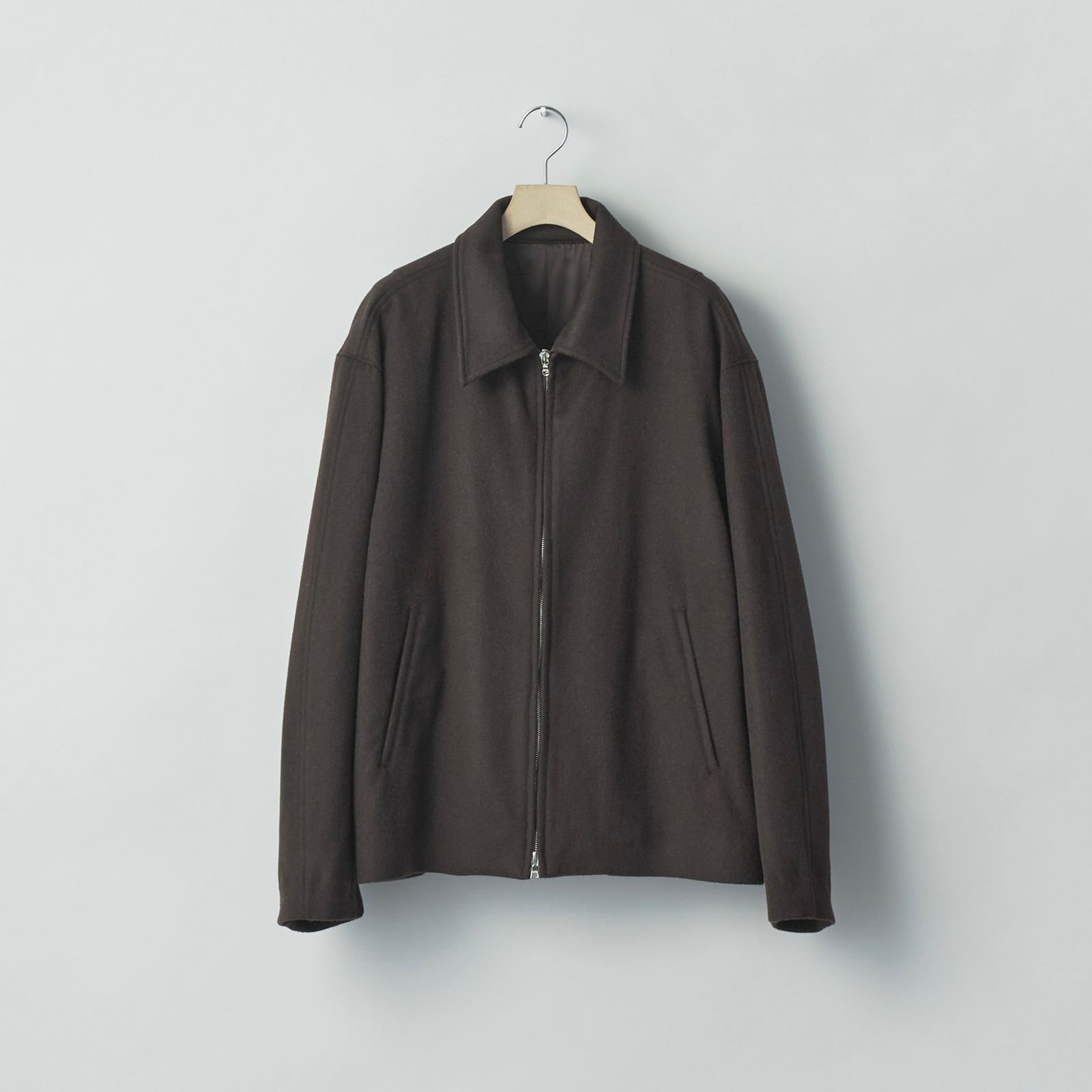 【残りわずか】Wool Cashmere Zip Short Jacket
