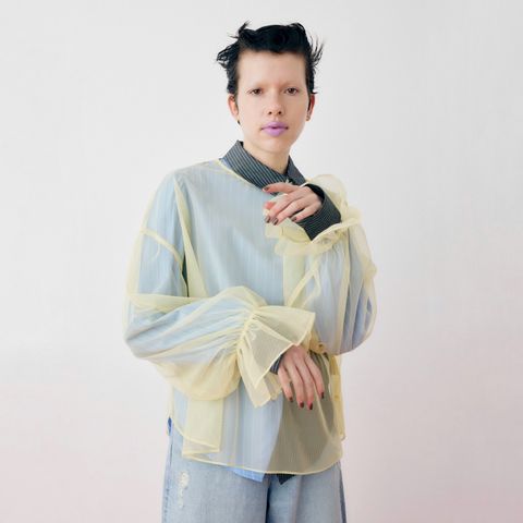 【残り一点】Tulle Blouse